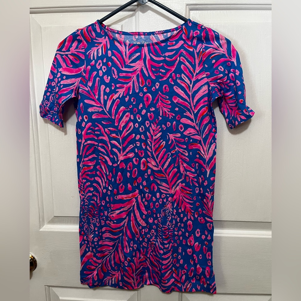 Girls Large Lundy blue zebra mini Marlowe